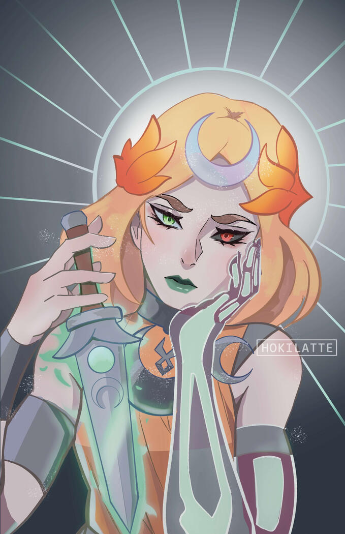 Digital Painting - Melonie from Hades II