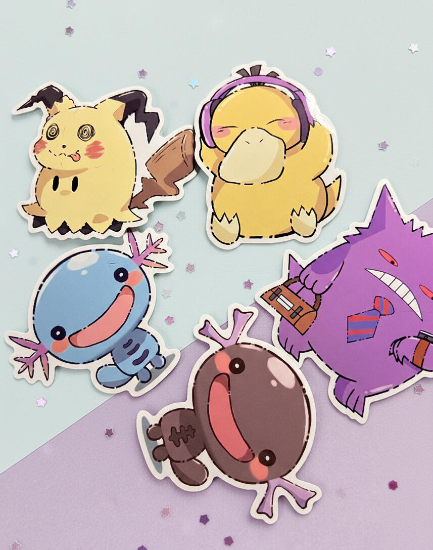 Pokemon Stickers Pokemon Stickers